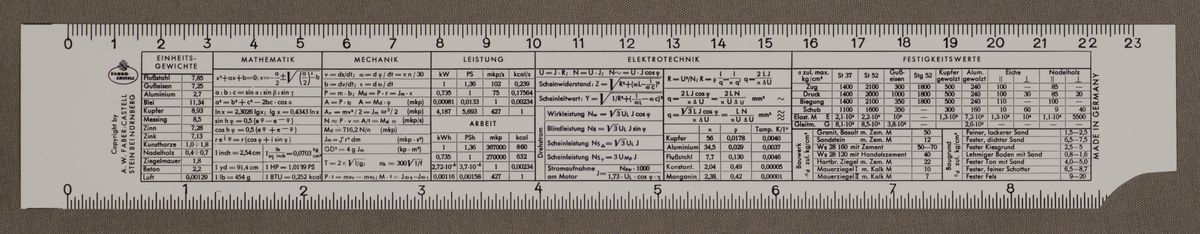 TableFront for Faber-Castell Rietz 111/87 #373