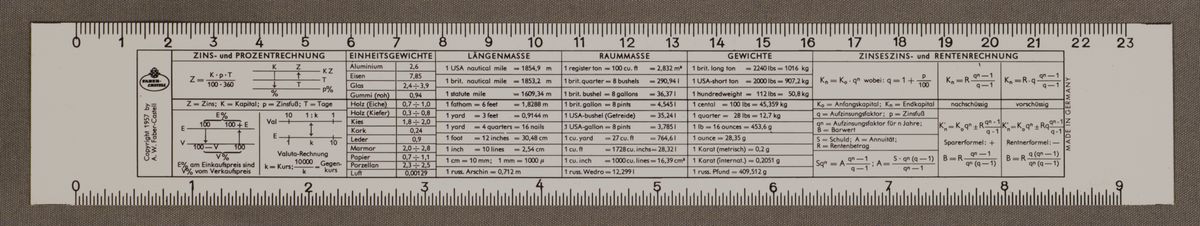 TableFront for Faber-Castell Disponent 111/22 #82