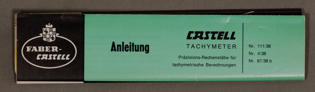 ManualImage for Faber-Castell Tachymeter 111/38 #399